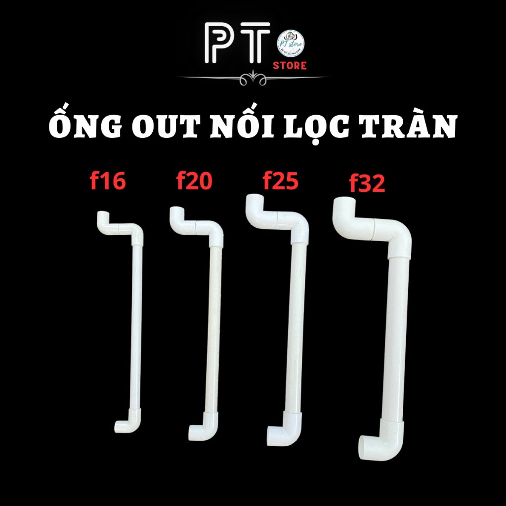Ống gắng lỗ out xã đáy lọc tràn trên bể cá