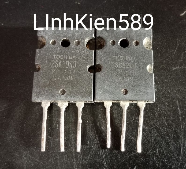Cặp sò amply a1943 c5200 tháo máy