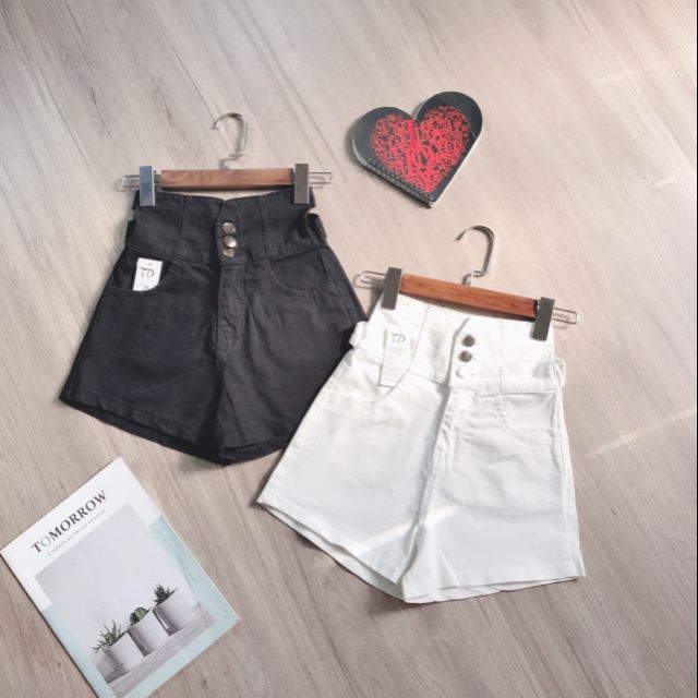 Quần đùi kaki lưng kaki siêu cao 3 nút