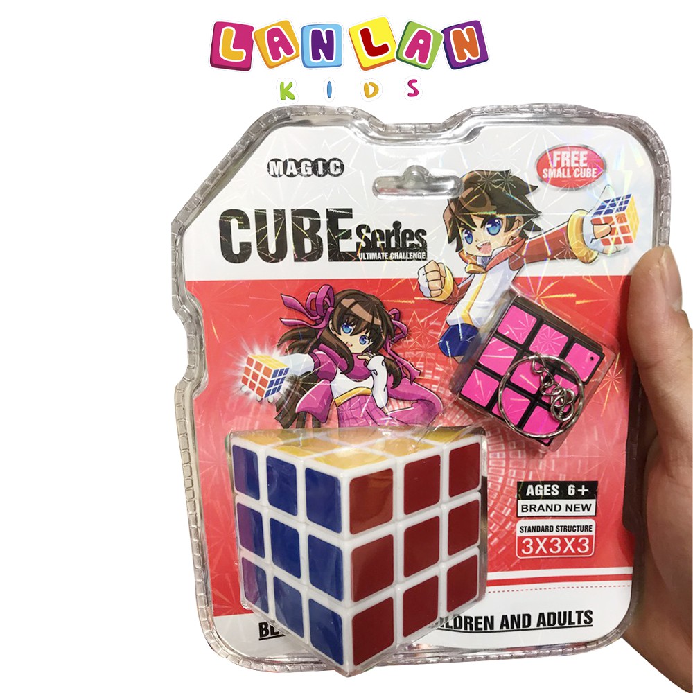 Đồ chơi rubik 3x3 ♥ kèm móc khóa cực đẹp mẫu mới .n.h.ấ.t. 2021 mã 608-1
