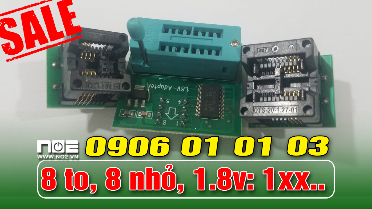 Đế nạp rom bios combo 8 to, 8 nho, 1.8V