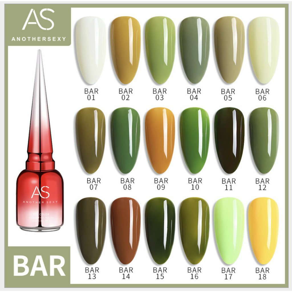 Sơn Gel AS 2024 sẽ là lựa chọn hoàn hảo cho những ai yêu thích nail art. Với mẫu mới chai đỏ mã BAR 15ml chính hãng, đảm bảo rằng bạn sẽ thật sự ấn tượng và muốn trải nghiệm ngay từ bây giờ.