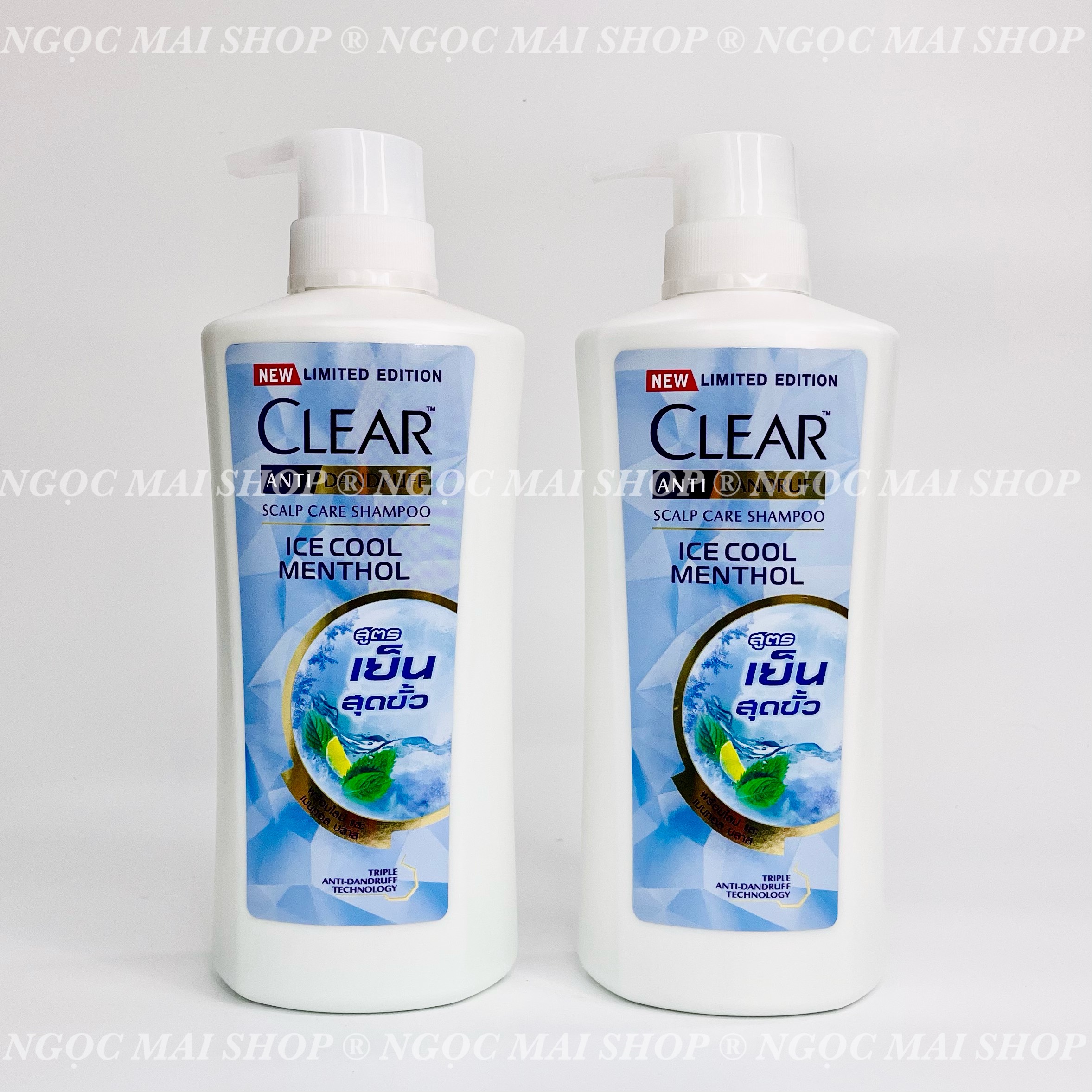 Dầu gội clear bạc hà nữ mát lạnh thái lan