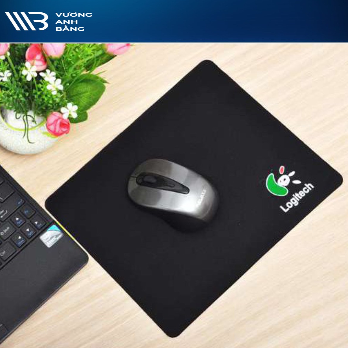 Miếng lót chuột Logitech , Mouse pad mềm mại giá rẻ