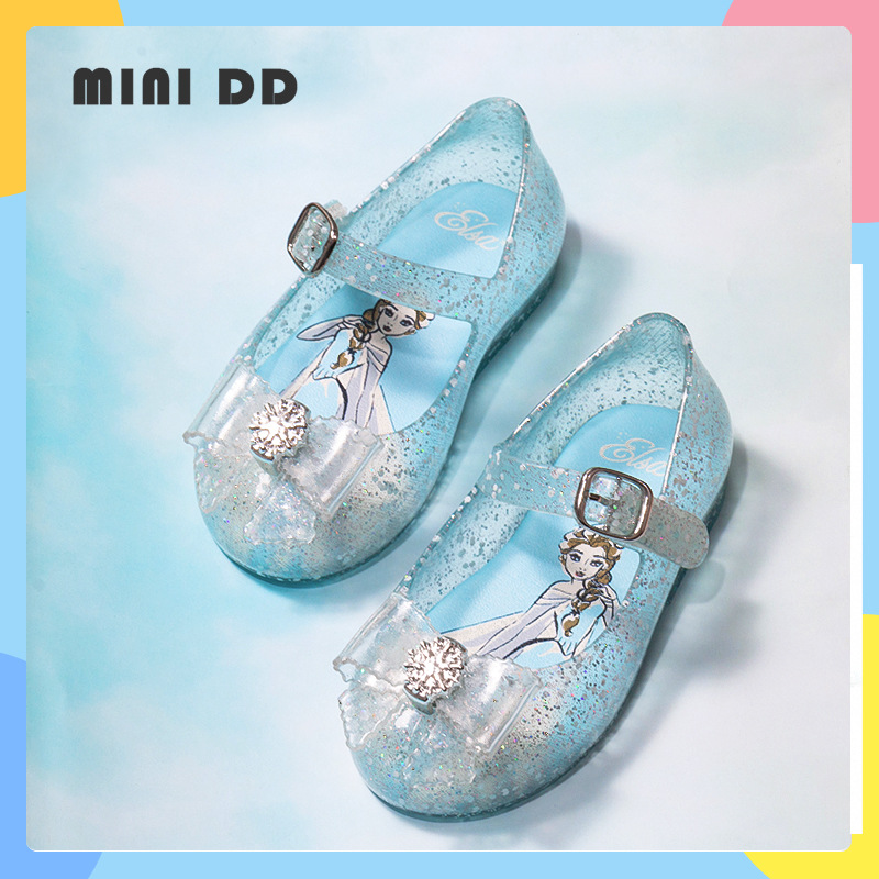Giày búp bê nhựa thơm chống trượt, sandal siêu xịn hàng full box cho bé gái dq02