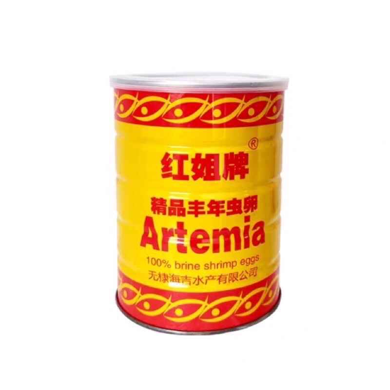 50 gram Trứng artemia Lon Vàng - tỉ lệ nở cao - thức ăn cao cấp cho cá cảnh