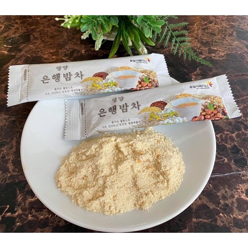 Dongil bột ngũ cốc dinh dưỡng hạnh nhân + hạt dẻ hàn quốc 22g x 50 gói