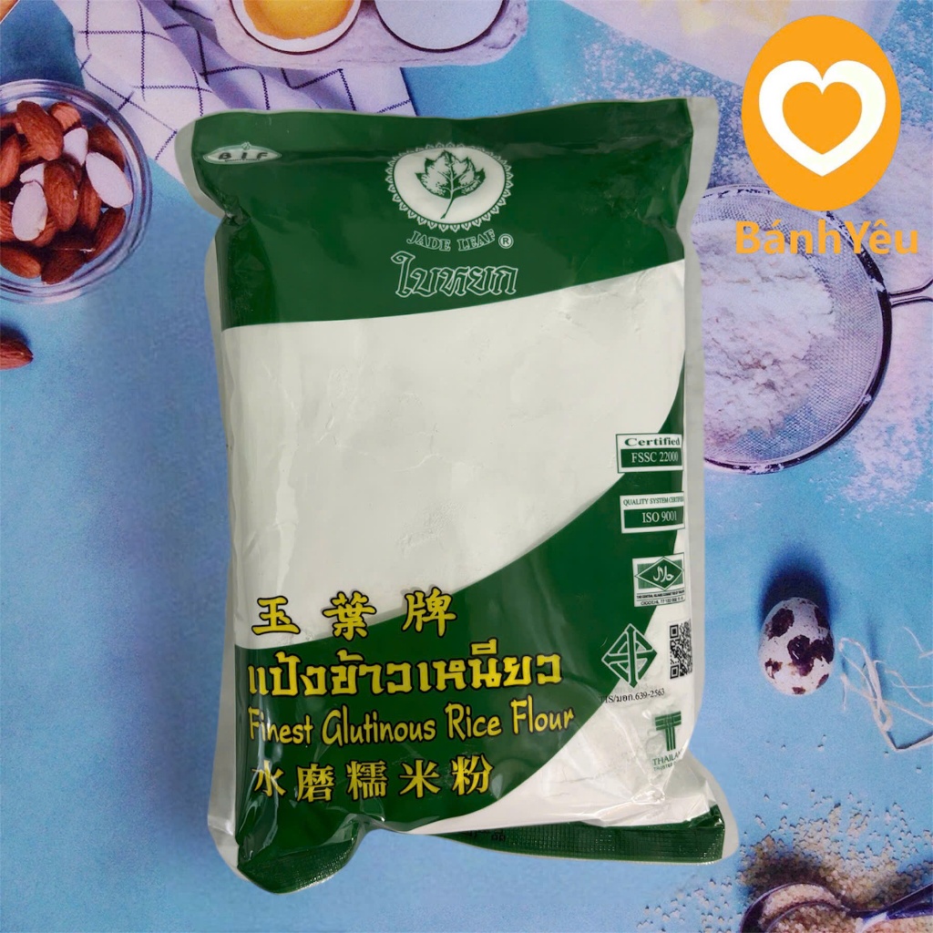 Bột nếp Thái Lan 400g - hiệu Jade Leaf dùng làm bánh,chè xôi