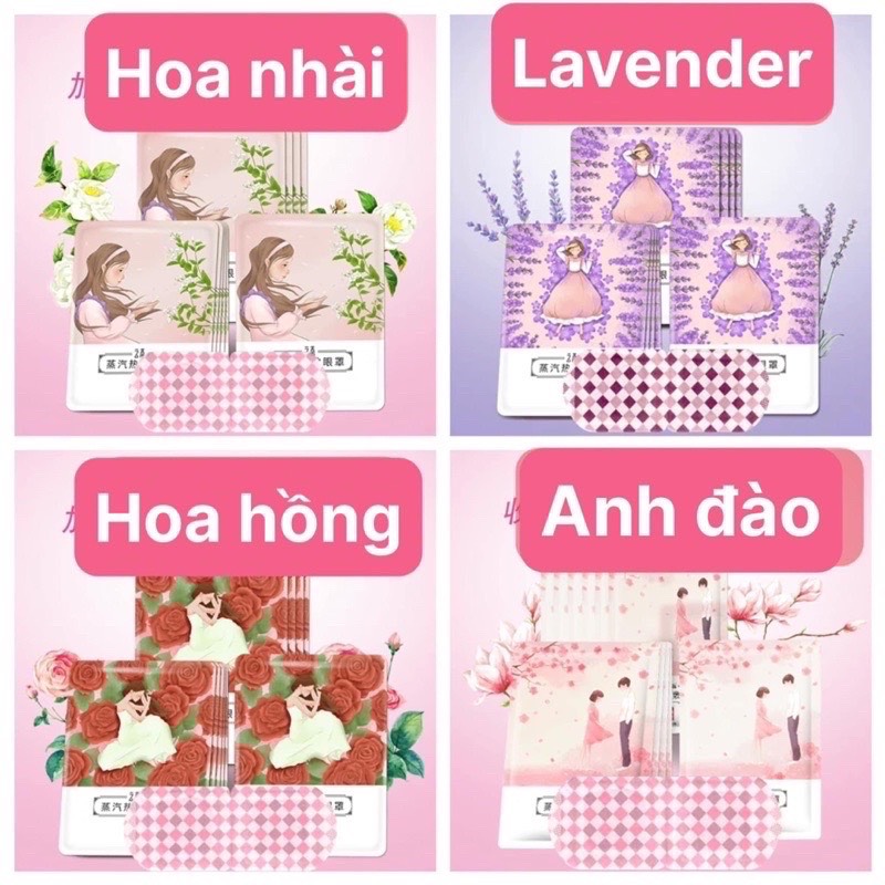 Mask mắt nóng yunben chính hãng giúp thư giãn và giảm quầng thâm mắt