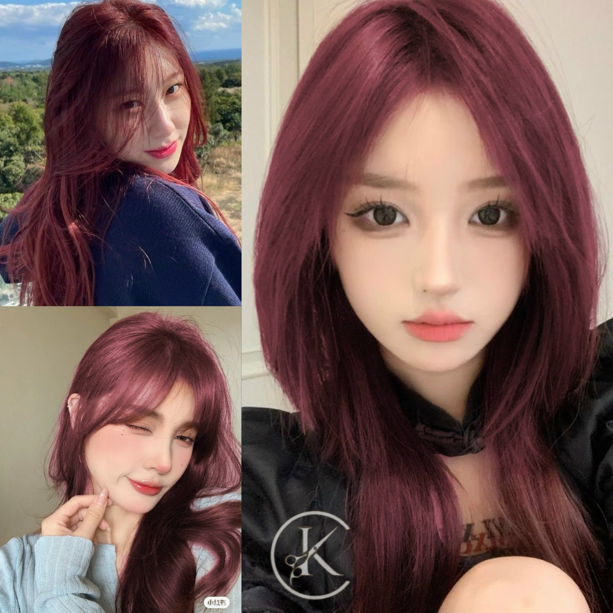 Nhuộm tóc màu nâu đỏ cherry là cách tuyệt vời để thể hiện phong cách riêng của mình. Hãy để tóc của bạn trở nên đầy sức hút và thu hút sự chú ý từ mọi người xung quanh.