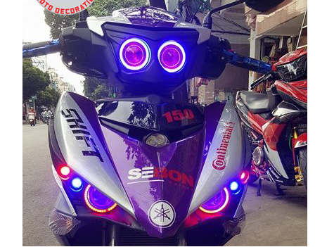 Pha đèn mắt mèo - mắt cú exciter 150