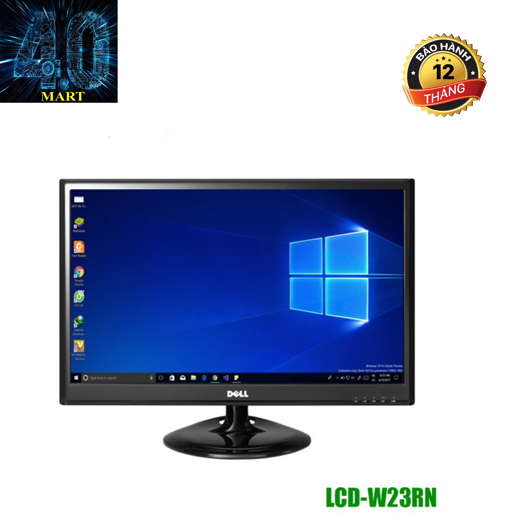Màn Hình Dell W23RN (23″/FHD/LED/HDMI+DVI+VGA/250 cd/m²/5ms)-FULL BOX