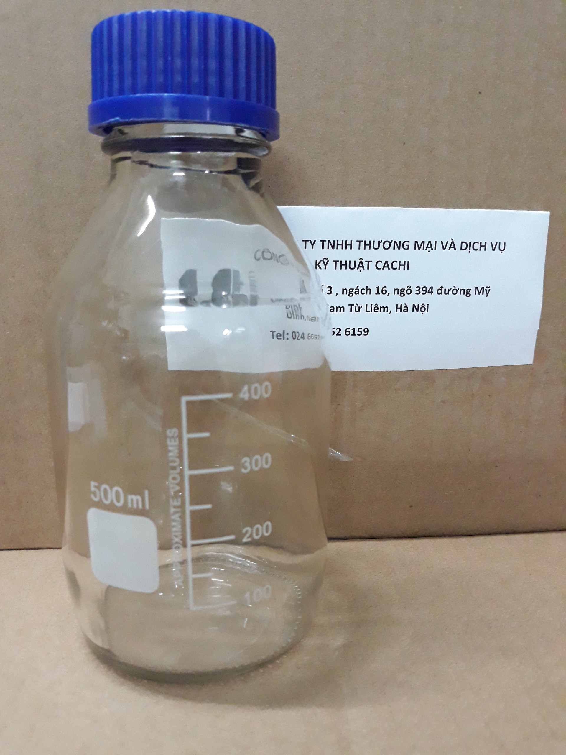 Chai thủy tinh trung tính 500ml