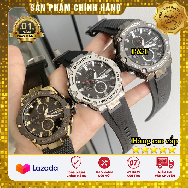 Đồng hồ Casio G-Shock Nam GST-B100 - Made in JAPAN + Bảo hành 12 tháng - Đồng hồ P&T [ FreeShip- Hàng cao cấp- Full box ]
