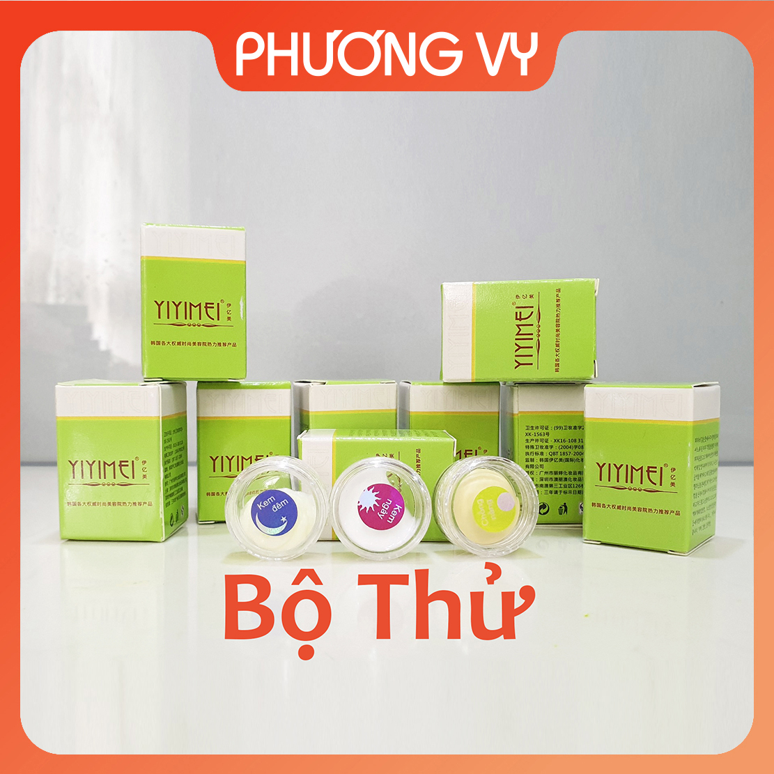 [CHÍNH HÃNG] Bộ thử mỹ phẩm Yiyimei, làm mờ nám và dưỡng trắng da, mỹ phẩm yiyimei