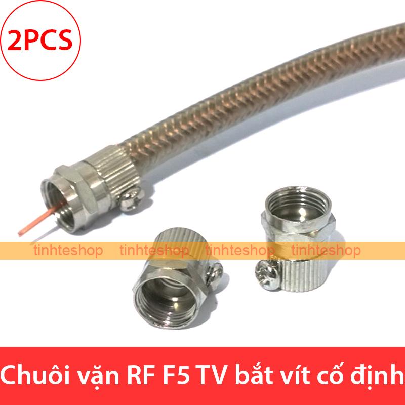 Chuôi vặn rắc f5 cho angten tv - đầu vặn giắc rf f5 cho tv đầu dvb bắt vít tiện lợi