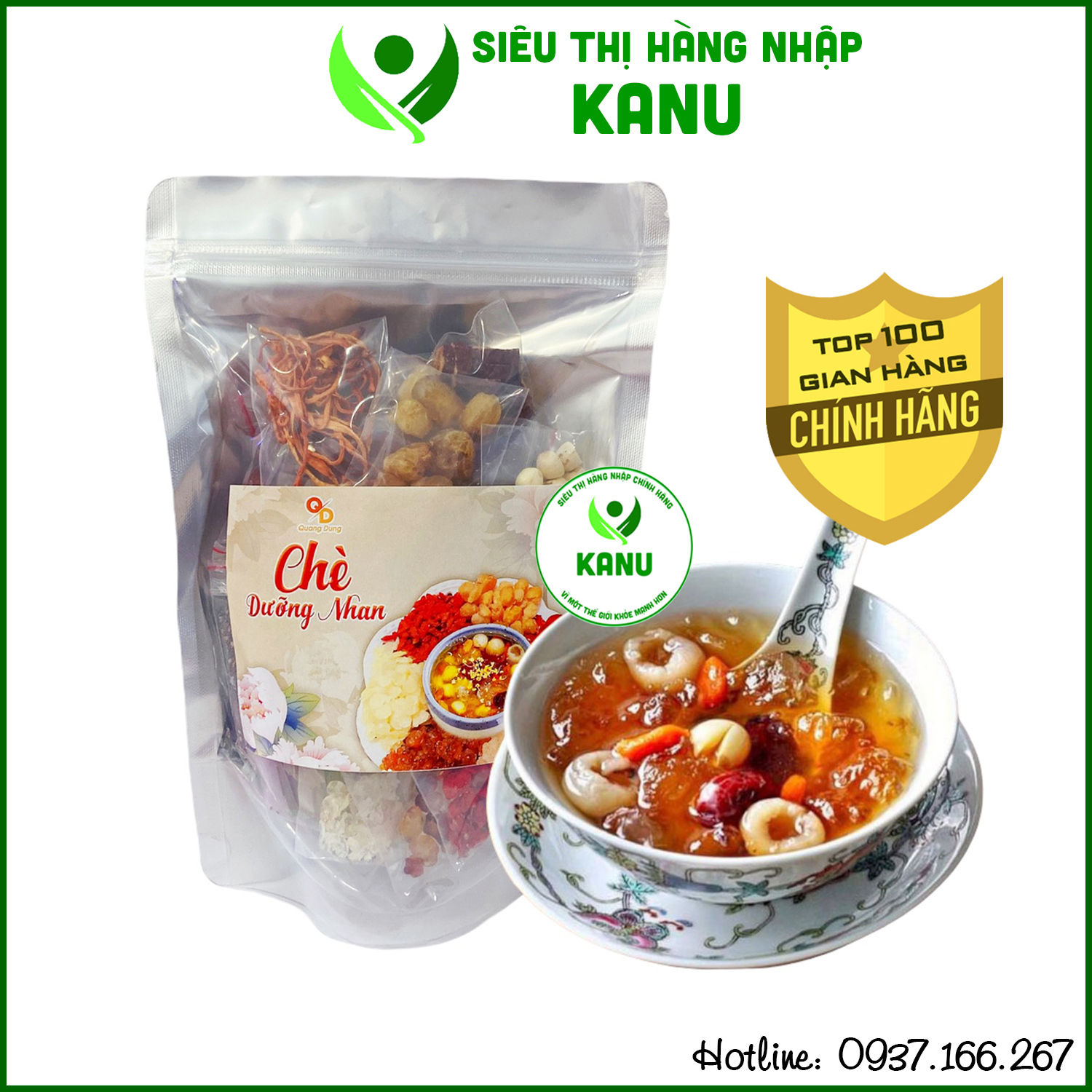 Set 12 món nấu chè dưỡng nhan 400g (Nấu được 12 chai 330ml)
