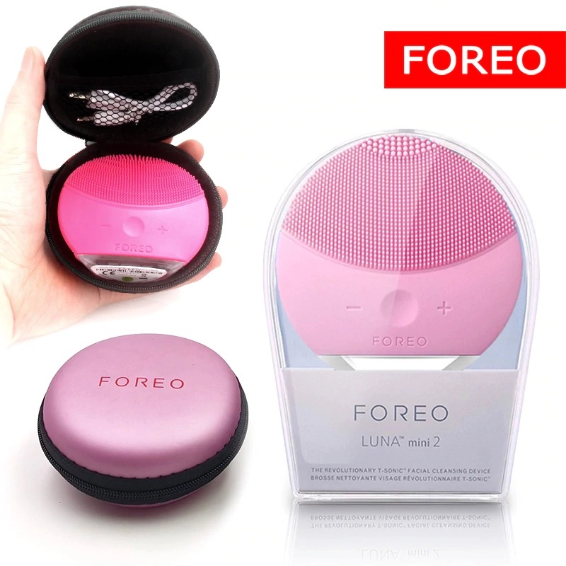 [HCM]Máy Rửa Mặt hàn quốc phiên bản mới  Máy massage rửa mặt cầm tay Silicon Tẩy Tế Bào Chết  máy mát xa mặt ion Làm Sạch Sâu BẢO HÀNH 12 THÁNG.