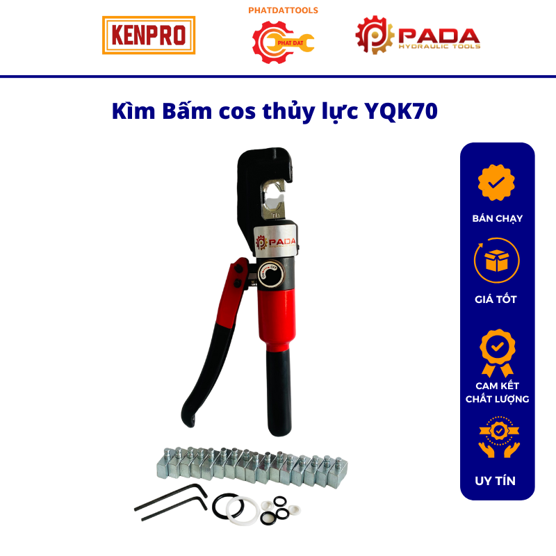 Kìm bấm cos thủy lực YQK70