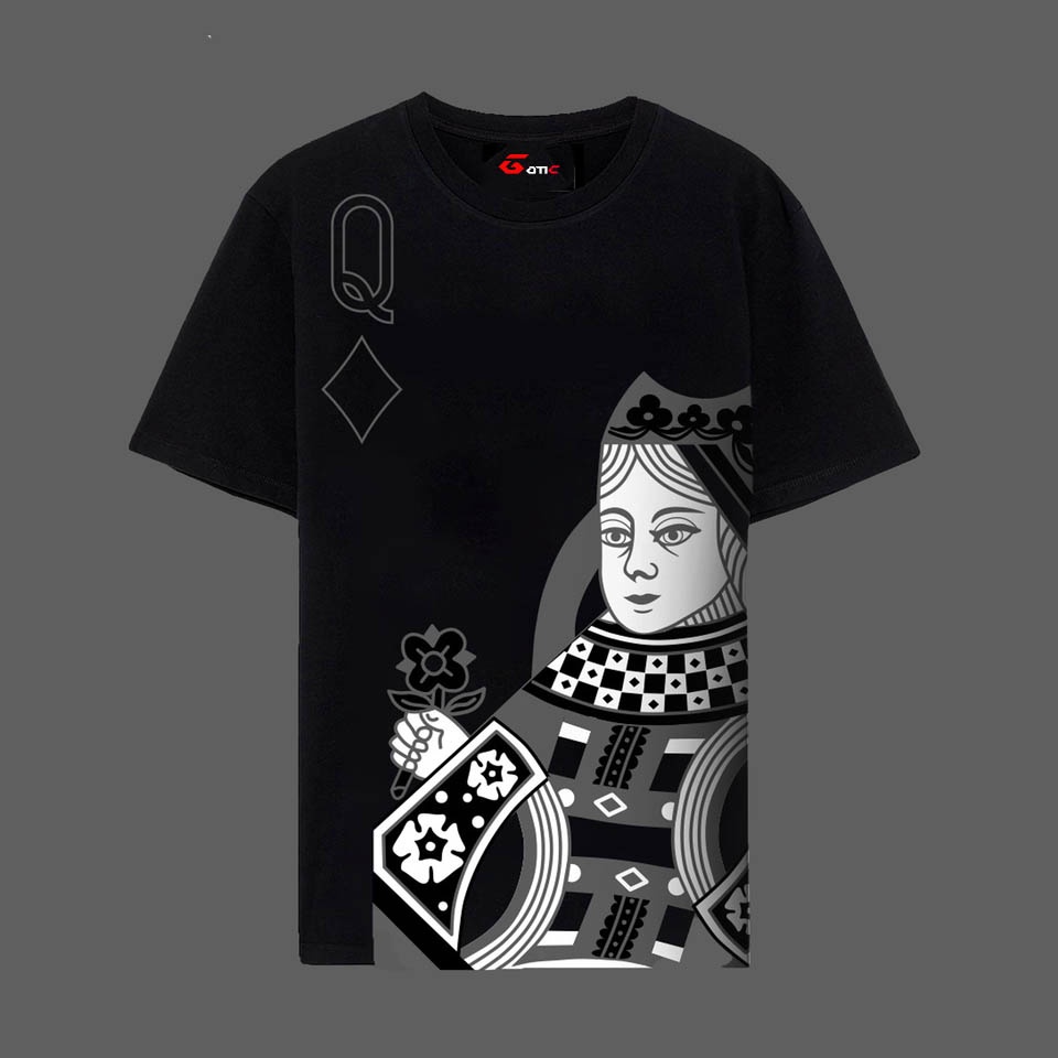 Áo thun hình q rô diện đôi trending chất cotton siêu thoáng mát, hàng thiết kế riêng