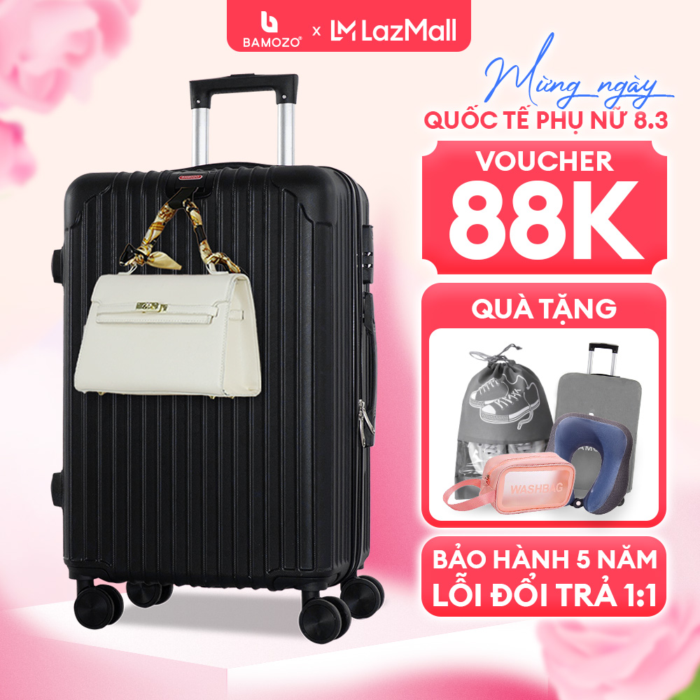[Ship Hỏa Tốc 2H] Vali kéo du lịch 8801 Cao Cấp  Bamozo Size 20 Vali Size 24 ,Vali nhựa ABS chống va đập chống trầy xước, bền đẹp, thời trang, LỖI 1 ĐỔI 1