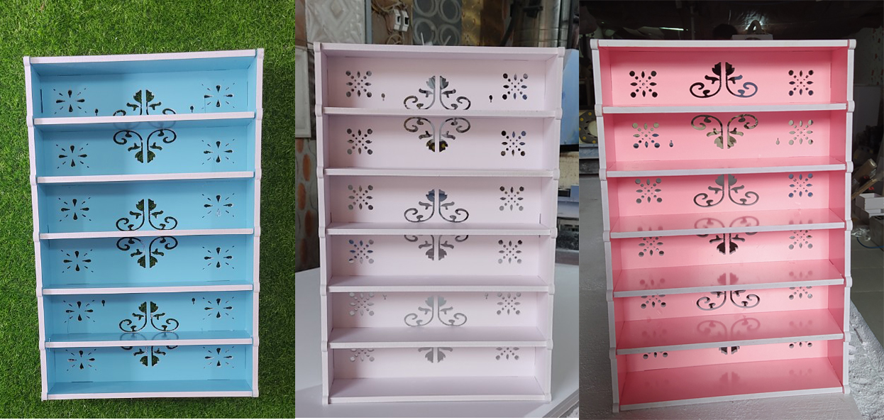 Kệ đựng sơn nail 6 tầng