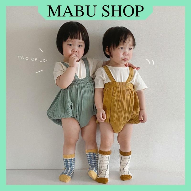 Quần yếm đeo dây, quần boom phong cách hàn quốc xinh xắn cho bé QA33 MABUSHOP