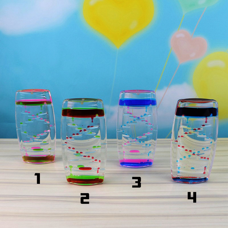 Đồng Hồ Cát Dạng Chất Lỏng - Đồng Hồ Cát Dung Dịch Dầu Nhiều Màu Cực Đẹp (dong ho cat dang chat long - dong ho cat dung dich dau nhieu mau cuc dep)