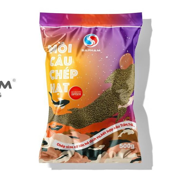 Mồi câu chép hạt, chép hạt Sa Phạm. Mồi câu cá chép.