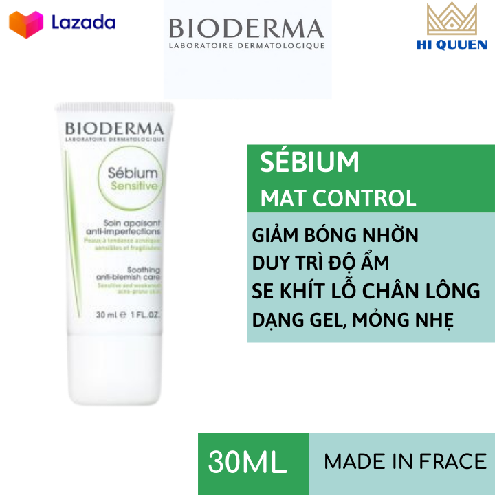 [ FREE SHIP ]Kem Dưỡng Kiềm Dầu, Se Khít Lỗ Chân Lông Bioderma Sébium Pore Refiner 30ml