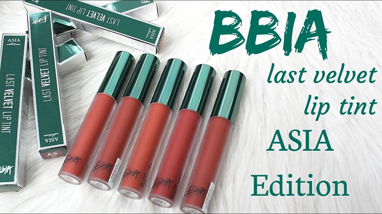Son bbia last velvet lip tint asia edition