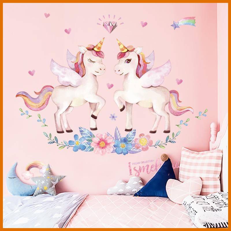 Decal dán tường ngựa pony QR9091