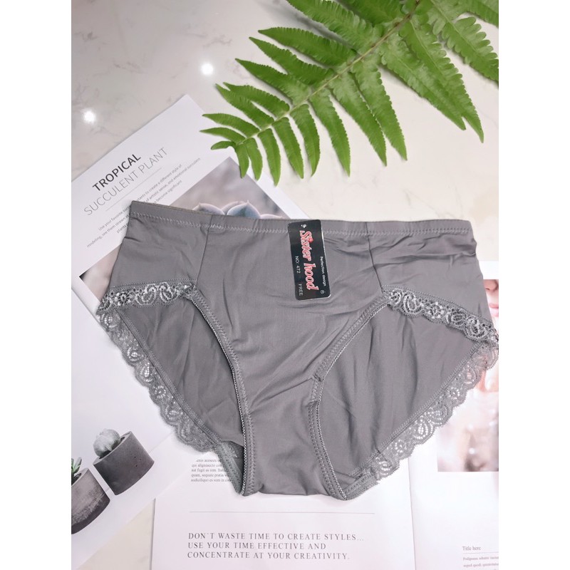Quần lót Sisterhood 472 ống rộng viền ren lưng cao hàng nhập khẩu Thái Lan