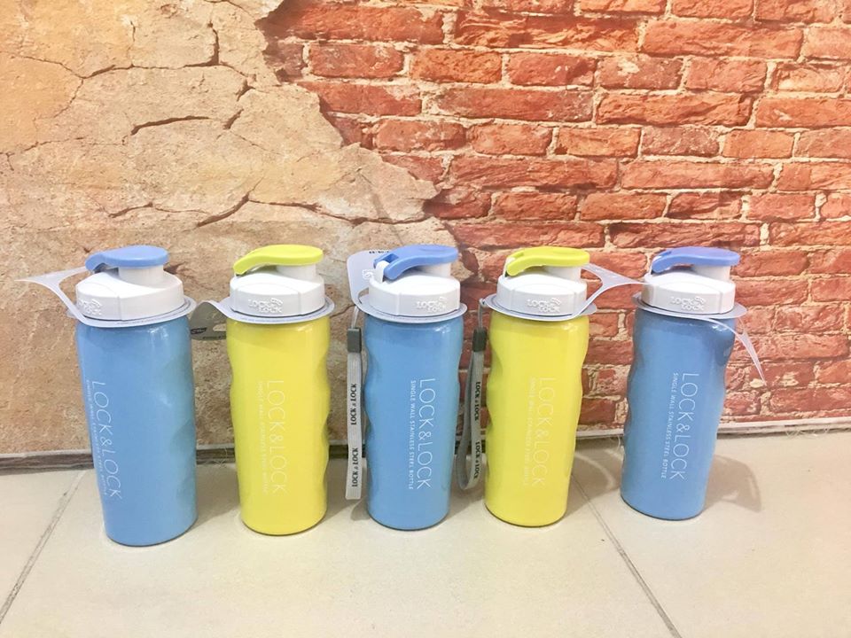 Bình nước thể thao lock & lock thép không gỉ 550ml lhc213