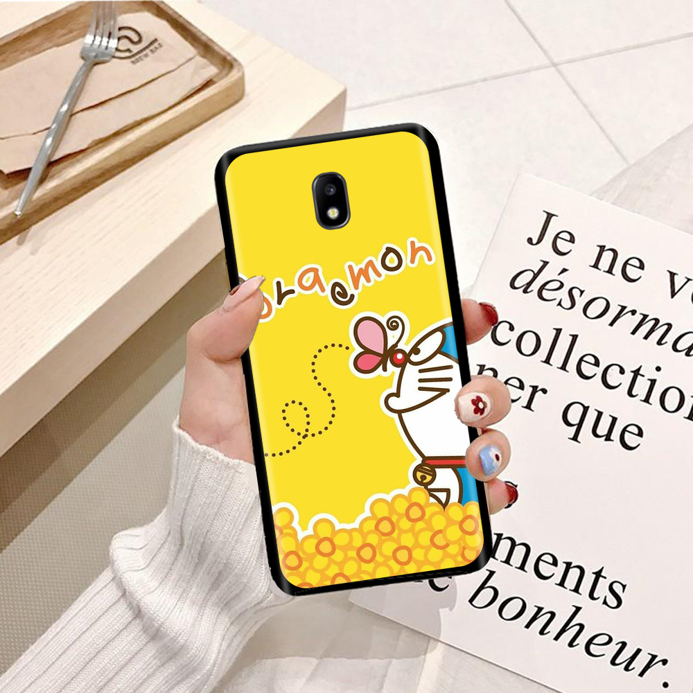 Ốp lưng điện thoại samsung galaxy j5 pro / j6 / j6 plus / j7 / j7 2016 viền dẻo tpu bst doremon làm duyên
