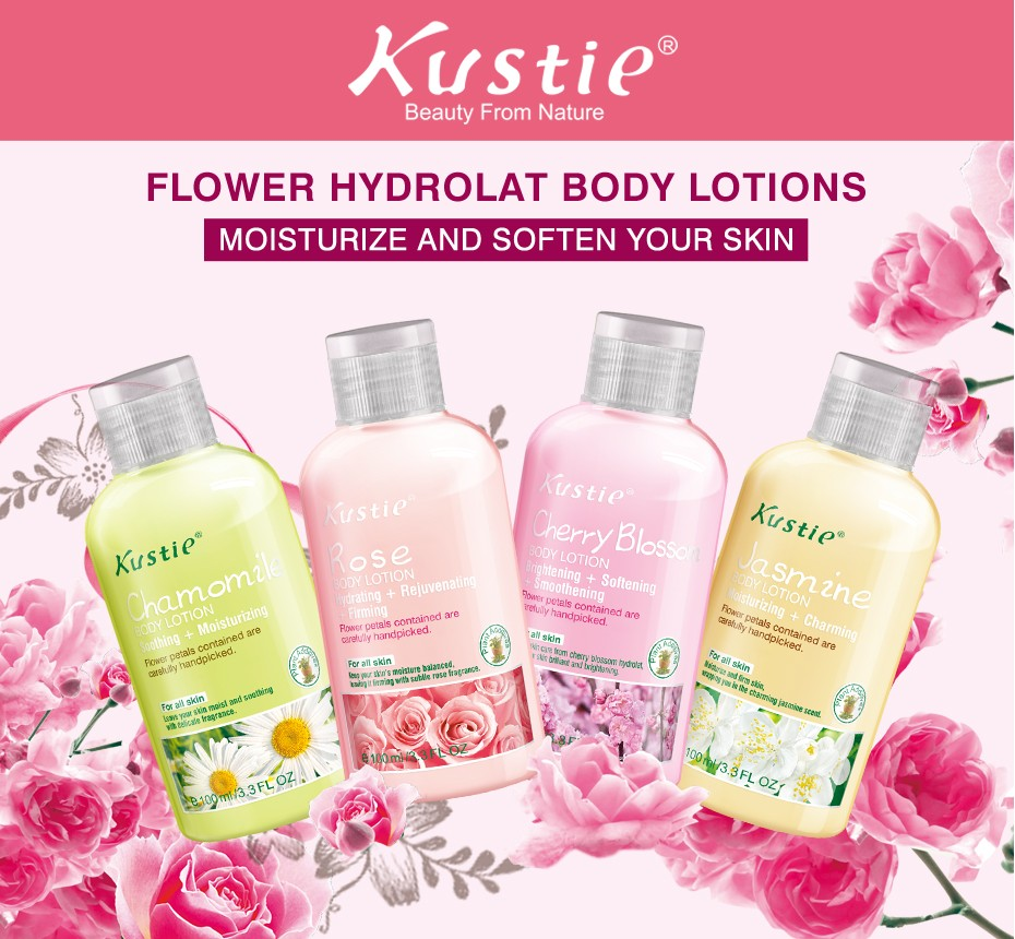 [HCM]Sữa Dưỡng Thể Chiết Xuất Hương Hoa Tự Nhiên Kustie Body Lotion 100ml