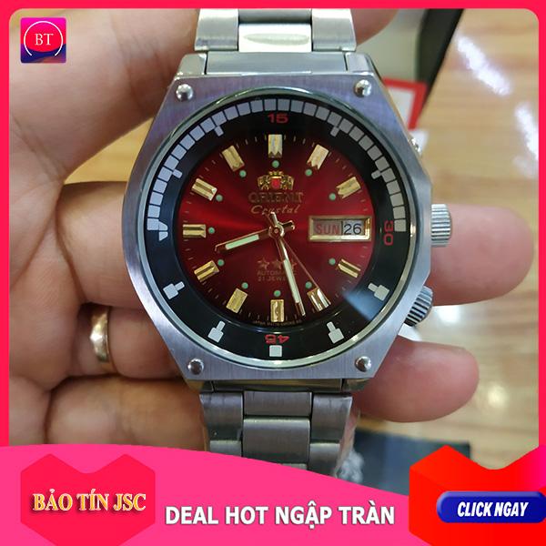 { RẺ VÔ ĐỐI }{ BẢO TÍN ĐỒNG HỒ SHOP SỊN LAZADA } ĐỒNG HỒ SK ORIENT 3 SAO NHẬT BẢN MẶT ĐỎ CHỊU NƯỚC SIÊU BỀN
