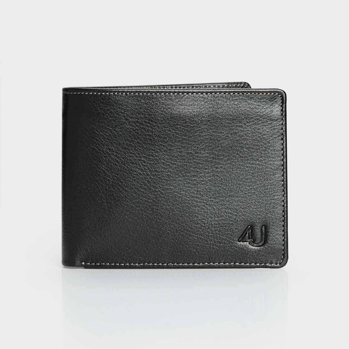 Bóp ví nam da bò thật 4U cao cấp, có nhiều ngăn đựng tiền lịch lãm F111 (đen - nâu)