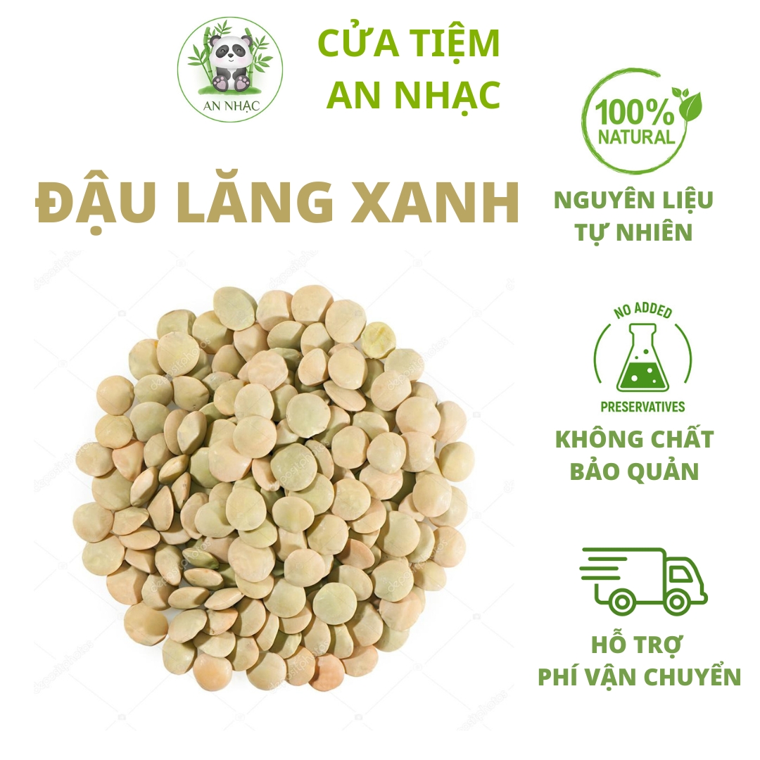 Đậu lăng xanh ăn kiêng, nấu cháo