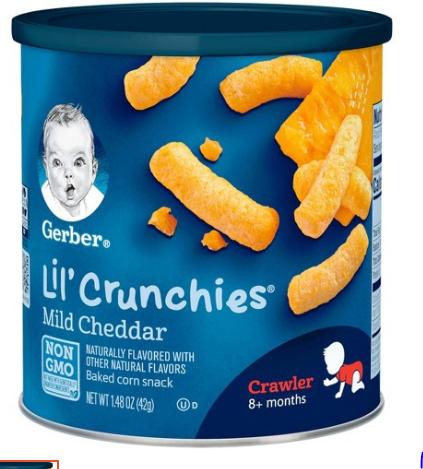 Bánh ăn dặm Gerber vị phomai date 2020
