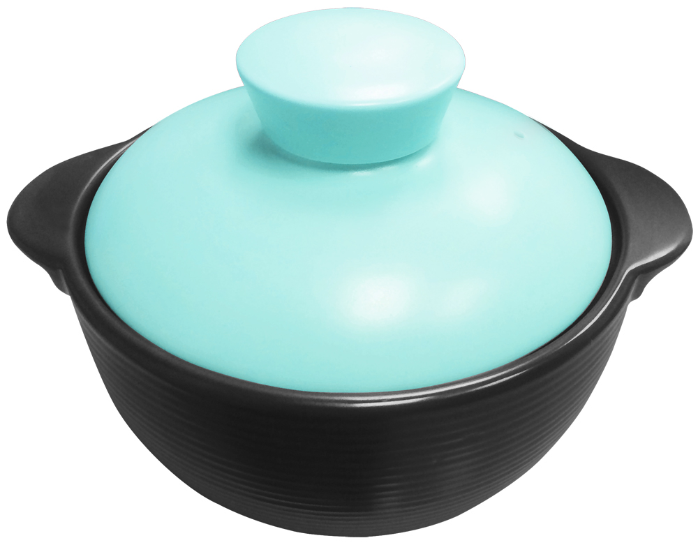 NỒI ĐẤT NẮP SỨ MÀU PASTEL DONGHWA DÒNG H1402-05 2550ML