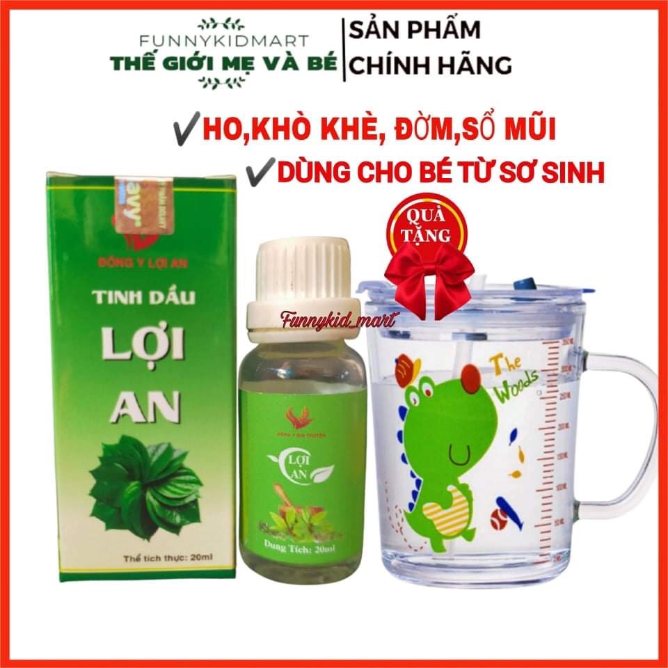 Tinh Dầu Lợi An - Chai 20ml - tinh dầu trầu không lợi an Tặng quà xinh sắn cho bé