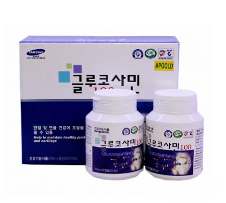 Viên bổ khớp Glucosamine Hàn Quốc Bio Hộp 2 lọ x 90 viên