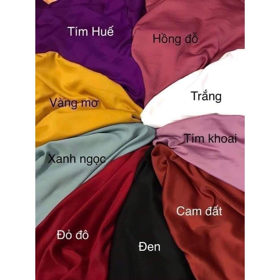 Quần lụa tuyết loại 1 vải dày co dãn tốt phối áo dài