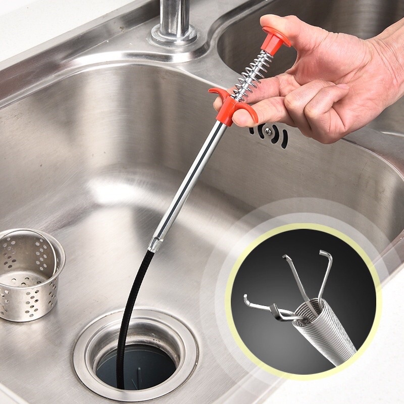 Que gắp rác thông cống thông minh siêu tiện lợi