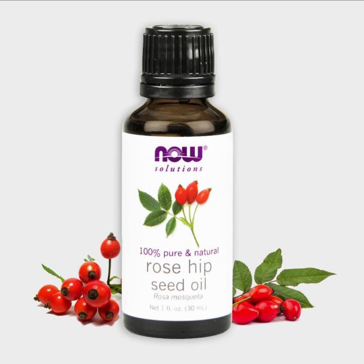 Tinh dầu rose hip seed oil 30ml - now