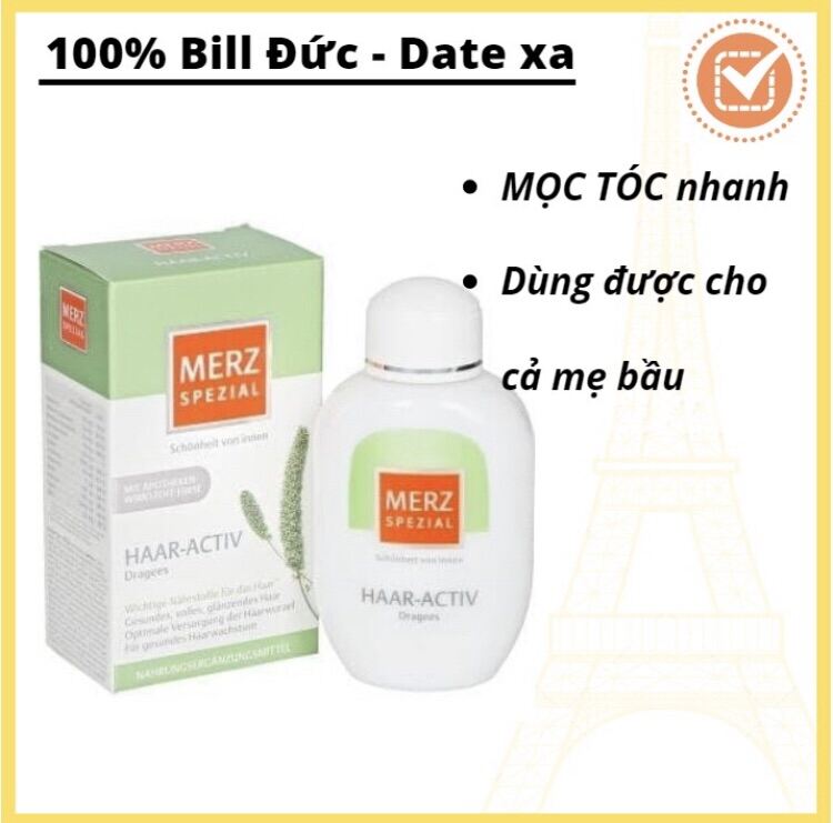 - Viên mọc tóc ngăn ngừa rụng tóc Merz Spezial - nội địa Đức