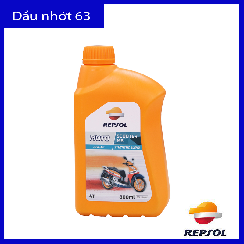Nhớt xe ga repsol moto scooter synthetic 10w40 mb 800ml