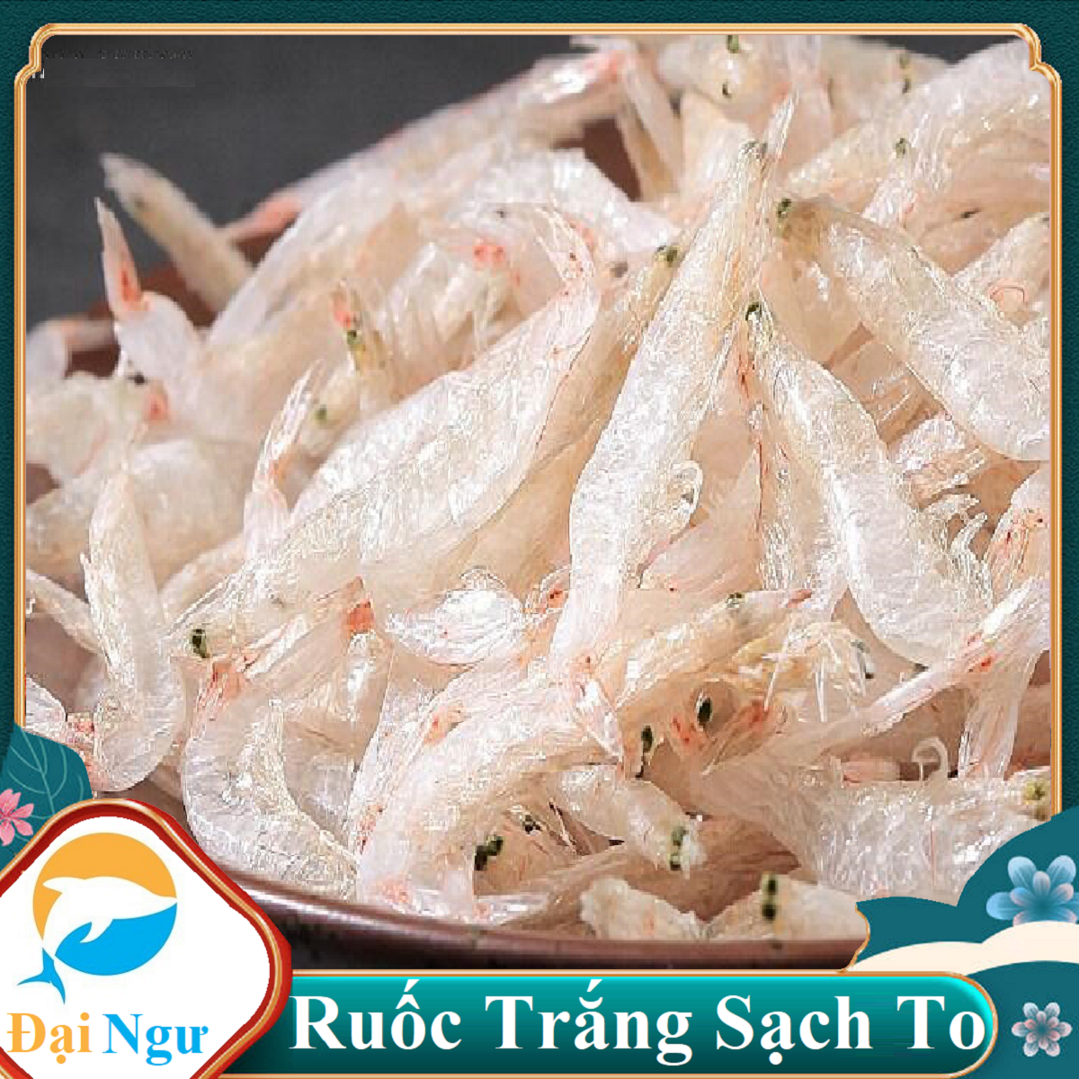 Hàng xuất khẩu -  1 kg Tép khô ( ruốc khô)  ngon sạch thơm vị ngọt-- ĐẠI NGƯ