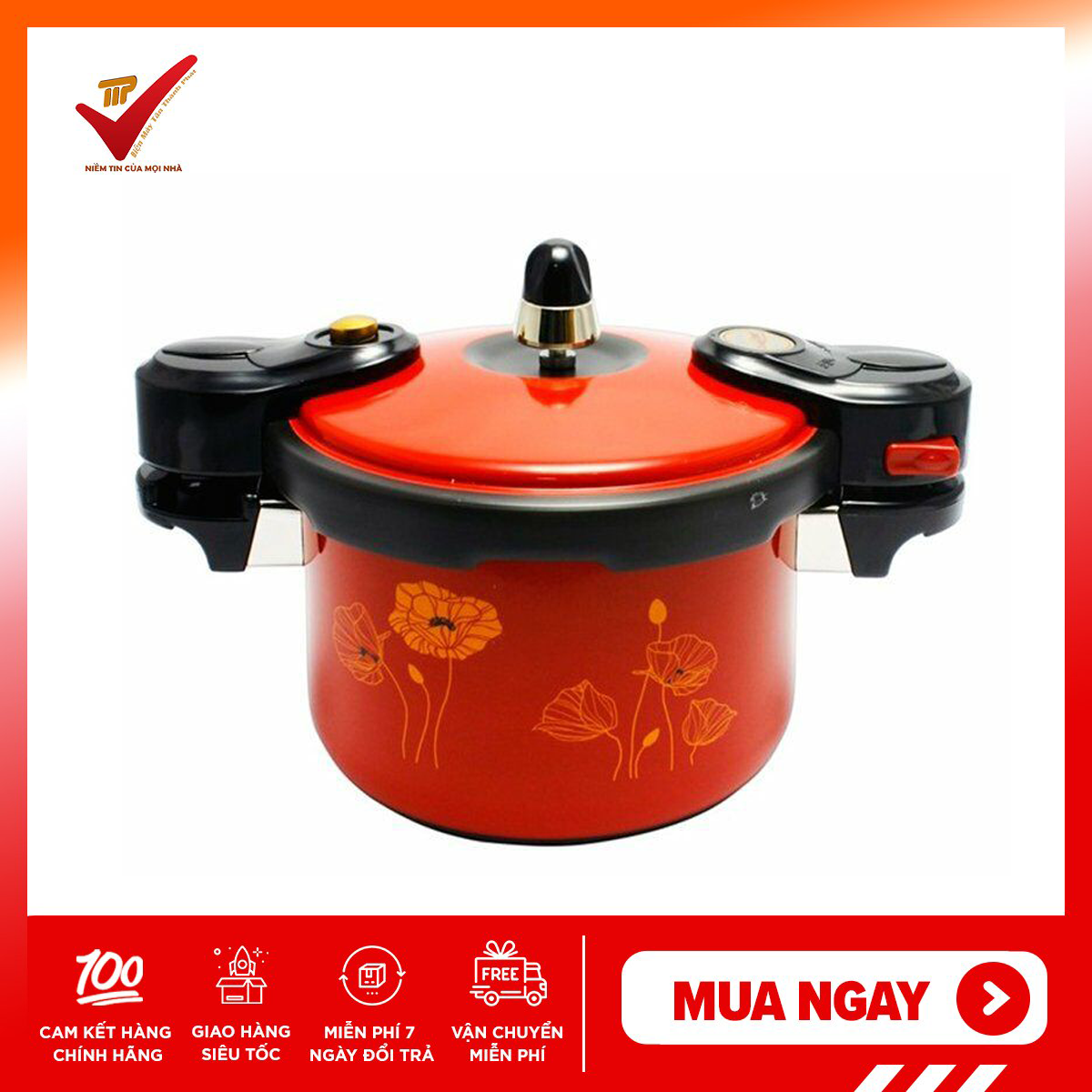 Nồi áp suất tiross living cook korea ps-25 2,5l